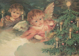 ENGEL WEIHNACHTSFERIEN Feiern & Feste Vintage Ansichtskarte Postkarte CPSM #PAH209.DE - Anges