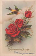 FLEURS Vintage Carte Postale CPSMPF #PKG114.FR - Fiori