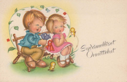 ENFANTS ENFANTS Scène S Paysages Vintage Carte Postale CPSMPF #PKG740.FR - Scene & Paesaggi