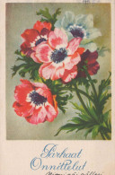 FLEURS Vintage Carte Postale CPA #PKE692.FR - Flowers