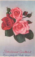 FLEURS Vintage Carte Postale CPA #PKE510.FR - Flowers