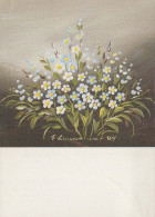 FLEURS Vintage Carte Postale CPSM #PBZ820.FR - Fleurs