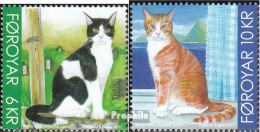 Dänemark - Färöer 715-716 (kompl.Ausg.) Postfrisch 2011 Katzen - Färöer Inseln