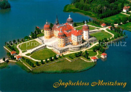 73613530 Moritzburg Sachsen Fliegeraufnahme Jagdschloss Moritzburg Sachsen - Moritzburg