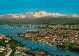 73613523 Konstanz Bodensee Fliegeraufnahme Mit Alpen Konstanz Bodensee - Konstanz