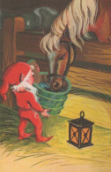 SANTA CLAUS Happy New Year Christmas Vintage Postcard CPSMPF #PKG355.GB - Santa Claus