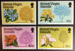 British Virgin Islands 1977 Flowering Trees MNH - Bomen