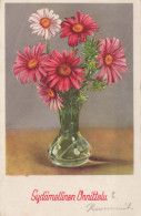 FLOWERS Vintage Postcard CPA #PKE568.GB - Bloemen