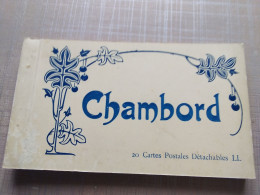 Carnet De 20 CPA Complet (41)    CHAMBORD Le Château - Chambord