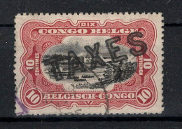 BELGISCH CONGO: COB TX 42  GESTEMPELD. - Gebraucht