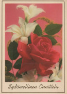 FLOWERS Vintage Postcard CPSM #PAS287.GB - Bloemen