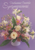 FLOWERS Vintage Postcard CPSM #PAR626.GB - Flowers
