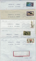 5 LETTRES AUTO ADHESIFS DIFFERENTS ( Lot 417 ) - Lettres & Documents