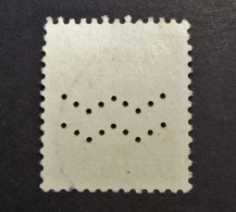 Denmark - Danemark 1936 - ( Hans Tavsen 10c ) Perfin - Lochung - Waves -  Kobenhavns Kommune - Cancelled - Used Stamps