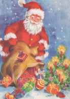 SANTA CLAUS CHRISTMAS Holidays Vintage Postcard CPSM #PAJ677.GB - Santa Claus