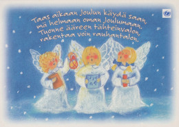 ANGEL CHRISTMAS Holidays Vintage Postcard CPSM #PAH587.GB - Engelen