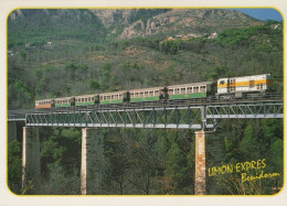 TRAIN RAILWAY Transport Vintage Postcard CPSM #PAA761.GB - Trains