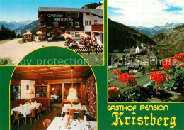 73613416 Silbertal Gasthof Pension Kristberg Gastraum Panorama Alpenblick Silber - Other & Unclassified