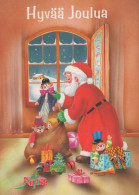 BABBO NATALE Buon Anno Natale Vintage Cartolina CPSM #PAU353.IT - Santa Claus