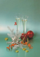 Buon Anno Natale Vintage Cartolina CPSM #PAT896.IT - Neujahr