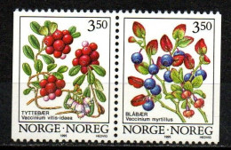 Norwegen 1995 - Mi.Nr. 1174 - 1175 X - Postfrisch MNH - Früchte Fruits Obst Beeren Berries - Fruit