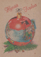 Buon Anno Natale Vintage Cartolina CPSM #PAT404.IT - Anno Nuovo
