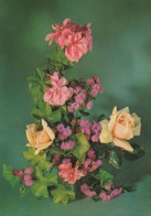 FIORI Vintage Cartolina CPSM #PAS051.IT - Flowers