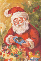 BABBO NATALE Natale Vintage Cartolina CPSM #PAJ820.IT - Kerstman