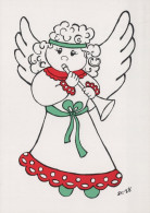 ANGELO Buon Anno Natale Vintage Cartolina CPSM #PAJ288.IT - Angels