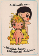 NIÑOS HUMOR Vintage Tarjeta Postal CPSM #PBV415.ES - Humorkaarten