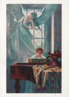 ÁNGEL Navidad Vintage Tarjeta Postal CPSM #PBP624.ES - Angels