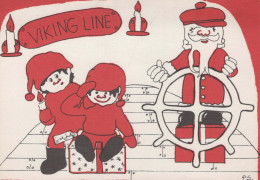 Feliz Año Navidad NIÑOS Vintage Tarjeta Postal CPSM #PBM288.ES - Anno Nuovo