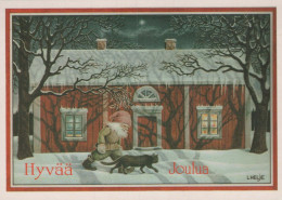 Feliz Año Navidad GNOMO Vintage Tarjeta Postal CPSM #PBL709.ES - Neujahr