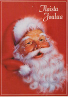 PAPÁ NOEL NAVIDAD Fiesta Vintage Tarjeta Postal CPSM #PAJ817.ES - Kerstman