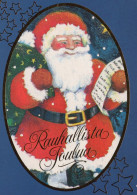 PAPÁ NOEL NAVIDAD Fiesta Vintage Tarjeta Postal CPSM #PAJ542.ES - Santa Claus