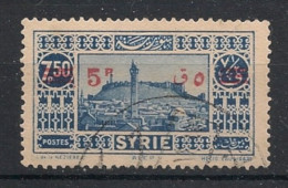 SYRIE - 1938 - N°YT. 244 - Alep 5pi Sur 7pi50 - Oblitéré / Used - Gebraucht