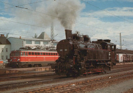 TREN TRANSPORTE Ferroviario Vintage Tarjeta Postal CPSM #PAA829.ES - Treni