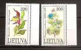 LITHUANIA 1992●Red Book●Plants●Mi 499-500●MNH - Litauen