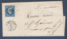 Haute Garonne -  N° 14 Obl. PC 3201 Et Cachet 15  ST  MARTORY - 1849-1876: Klassik