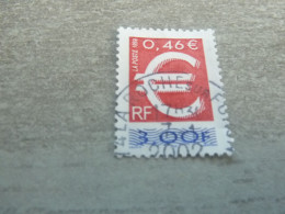 Le Timbre Euro - 3f. - (0.46 €) - Yt 3214 - Rouge Et Bleu - Oblitéré - Année 1999 - - Gebraucht