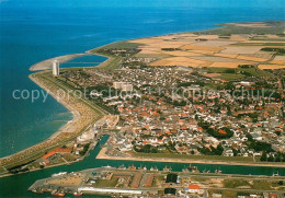 73613173 Buesum Nordseebad Fliegeraufnahme Hafen Strand  Buesum Nordseebad - Buesum