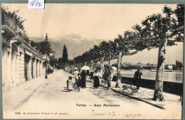 Vevey (Vaud) - Quai Perdonnet Vers 1903, Avec Promeneurs De Tous Les âges (16'814) - Vevey