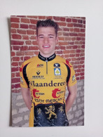 Cyclisme Cycling Ciclismo Ciclista Wielrennen Radfahren Cyclocross VAN NOPPEN TOM (Vlaanderen-T.interim 2001) - Cycling