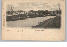 2960 AURICH, Am Neuen Hafen, Verlag Friemann, Ca. 1905 - Aurich