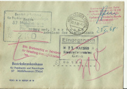 DDR1968 CV - Lettres & Documents