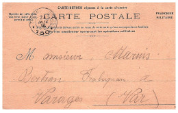 1914  CP  Carte Retour S P 130  Envoyée à VARAGES - Storia Postale