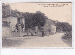 VILLENEUVE-sur-YONNE: Le Petit Port, Pension De Famille Lamure-burat - Très Bon état - Villeneuve-sur-Yonne