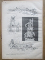 1884 SAINT-OMER   62 Inauguration Statut Jacqueline ROBINS  PLACE DU VAINQUAI 62500 - Prints & Engravings