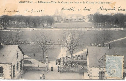 ARGENTAN ( 61 ) - Hôtel De Ville , Champ De Foire Et Champ De Manoeuvres ( Dans L'Etat ) - Argentan