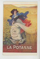 PUBLICITE - AGRICULTURE - Carte PUB Alsacienne Dans Champ Pour POTASSE D'ALSACE - Edit. LAPINA - Advertising